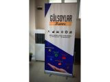 ROLL UP BANNER FİRMA REKLAMLARI İÇİN AYAKLI STAND